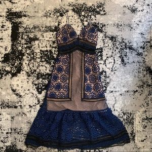 { Self - Portrait } A line dress